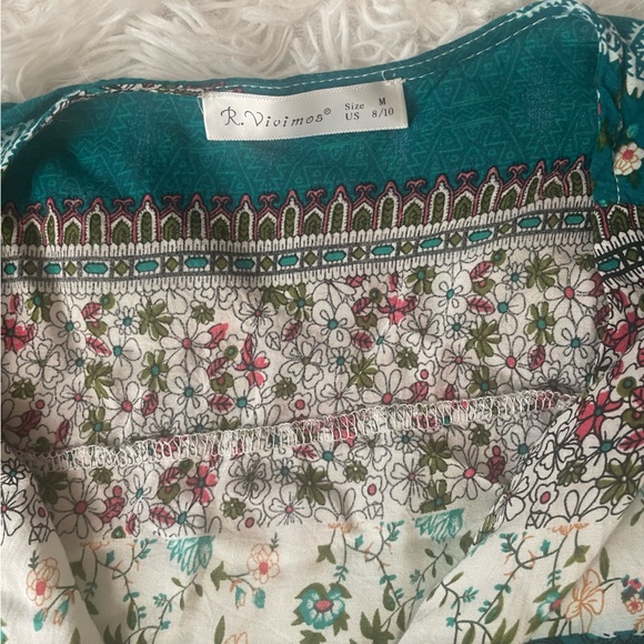 Boho Maxi Button Down Dress - Picture 4 of 5